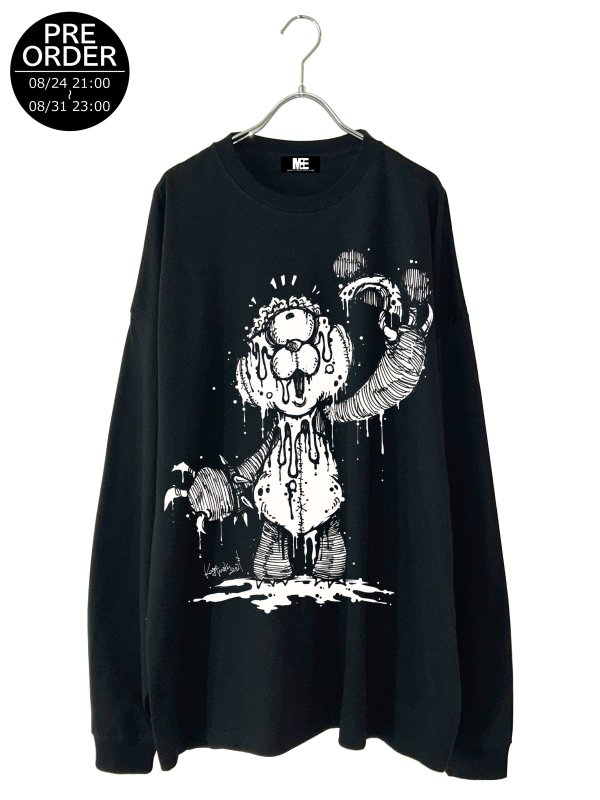 画像1: M:E×KAGEMARU DESIGNS / ワイドロングスリーブTシャツ#3