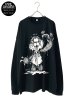 画像1: M:E×KAGEMARU DESIGNS / ワイドロングスリーブTシャツ#3 (1)