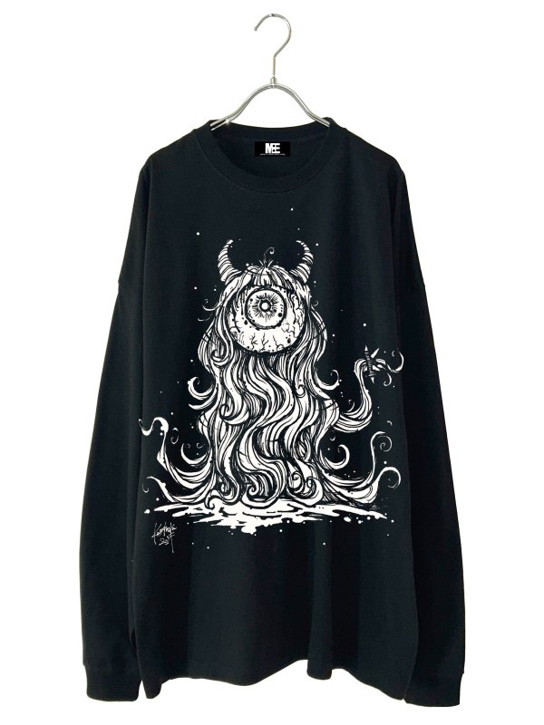 画像2: M:E×KAGEMARU DESIGNS / ワイドロングスリーブTシャツ#5