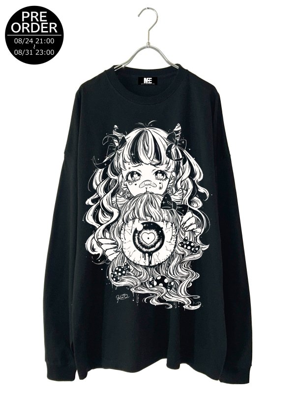 画像1: M:E×kuua / ワイドロングスリーブTシャツ#3