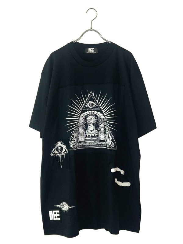 画像1: M:E/パッチカスタムBIG-Tシャツ