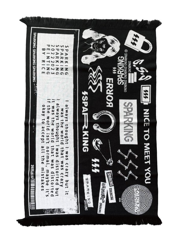 画像2: S.S.S / Rug & Blanket (BLACK)