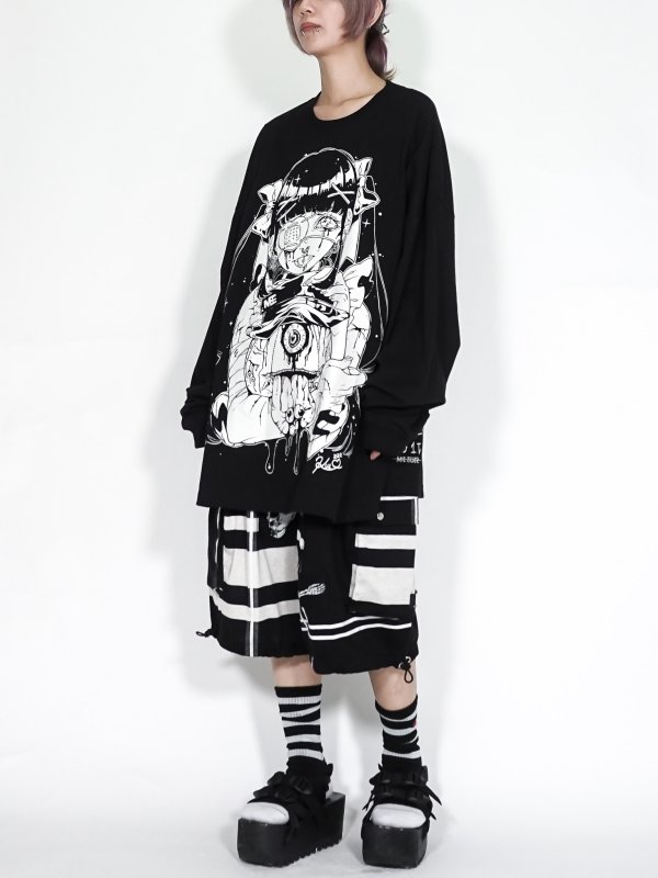 画像4: M:E×kuua / ワイドロングスリーブTシャツ