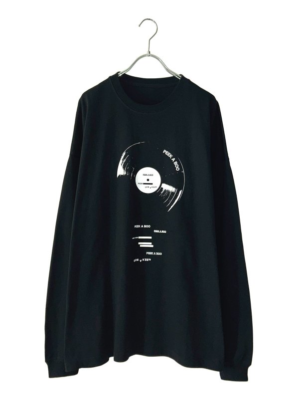 画像1: PEEK_A_BOO / ワイドロングスリーブTシャツ(BLACK)