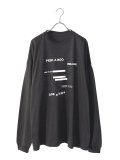 PEEK_A_BOO / ワイドロングスリーブTシャツ(SUMI)