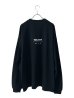 画像2: PEEK_A_BOO / ワイドロングスリーブTシャツ(BLACK) (2)