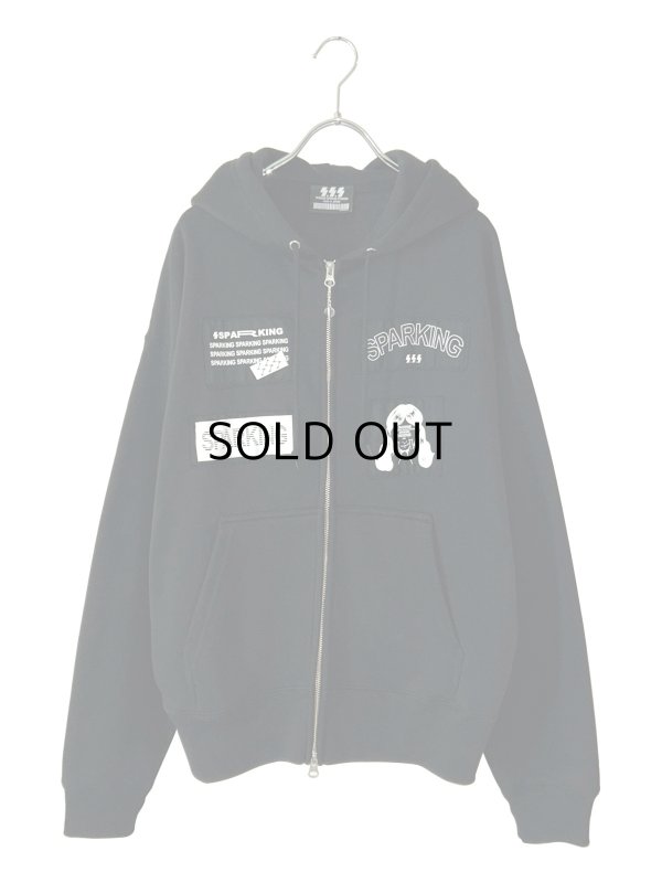 画像1: SPARKING SPARKING SPARKING / ショートジップパーカー