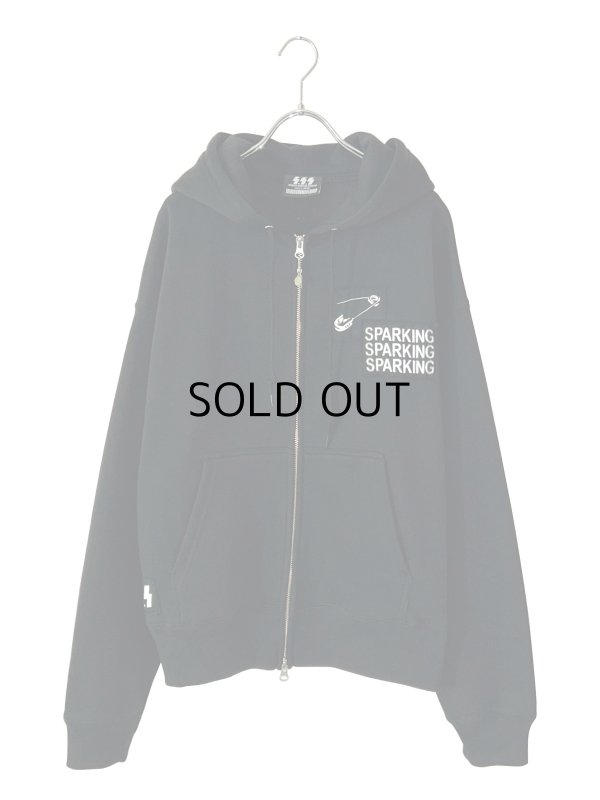 画像1: SPARKING SPARKING SPARKING / ショートジップパーカー