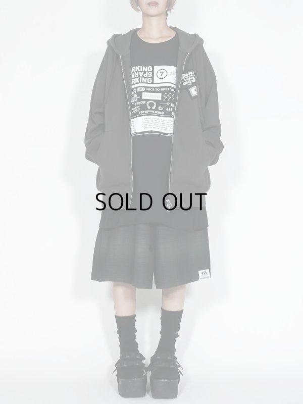 画像3: SPARKING SPARKING SPARKING / ショートジップパーカー