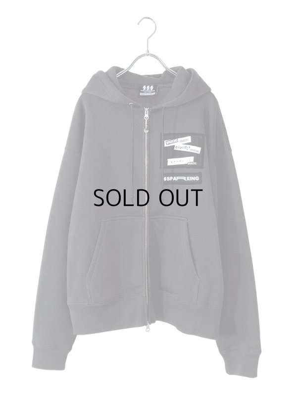 画像1: SPARKING SPARKING SPARKING / ショートジップパーカー