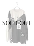 SPARKING SPARKING SPARKING / 再構築ロングスリーブTシャツ