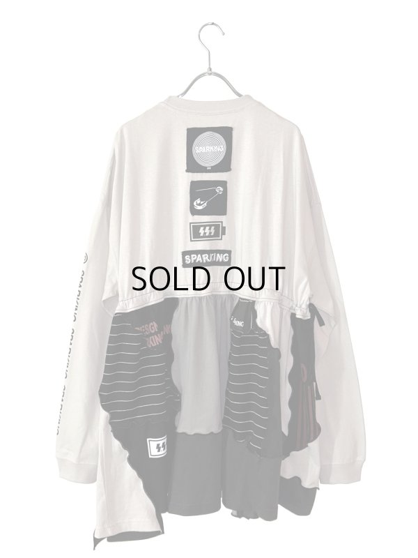 画像2: SPARKING SPARKING SPARKING / 再構築ロングスリーブTシャツ