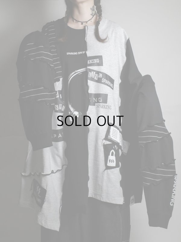 画像4: SPARKING SPARKING SPARKING / 再構築ロングスリーブTシャツ