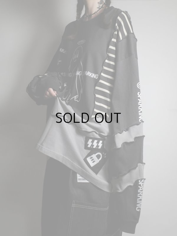 画像4: SPARKING SPARKING SPARKING / 再構築ロングスリーブTシャツ