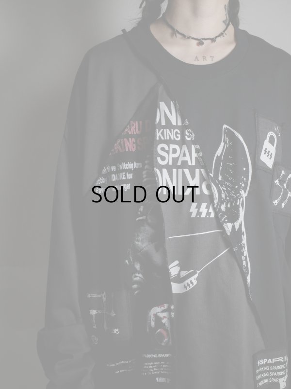画像7: SPARKING SPARKING SPARKING / 再構築ロングスリーブTシャツ