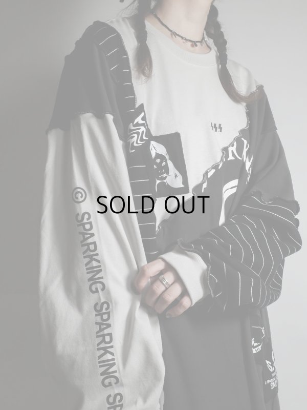 画像7: SPARKING SPARKING SPARKING / 再構築ロングスリーブTシャツ