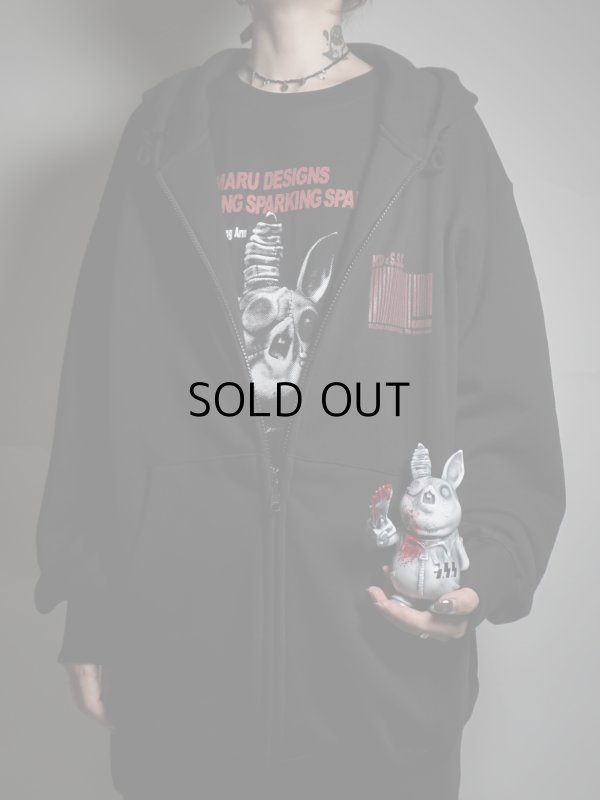 画像9: S.S.S×KD /"NOKO PYON"ZIP UP HOODIE(size１)