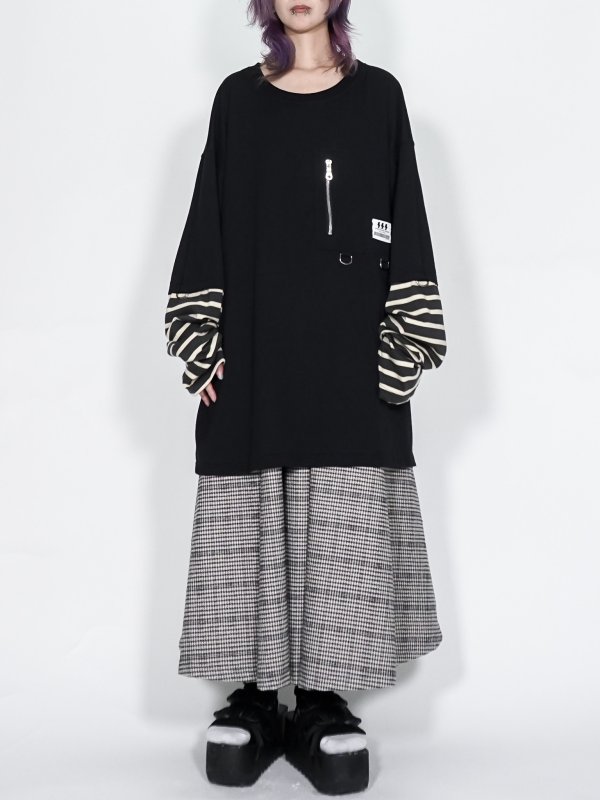 画像4: SPARKING SPARKING SPARKING / ファスナーポケット可変ロングスリーブT