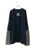 画像2: SPARKING SPARKING SPARKING / ファスナーポケット可変ロングスリーブT (2)