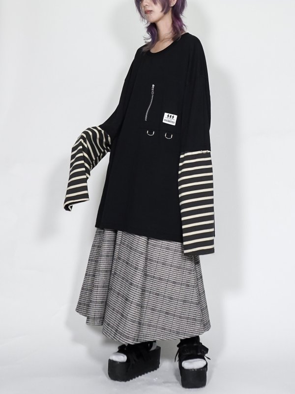 画像5: SPARKING SPARKING SPARKING / ファスナーポケット可変ロングスリーブT