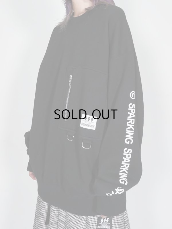 画像7: SPARKING SPARKING SPARKING /ファスナーポケットトレーナー