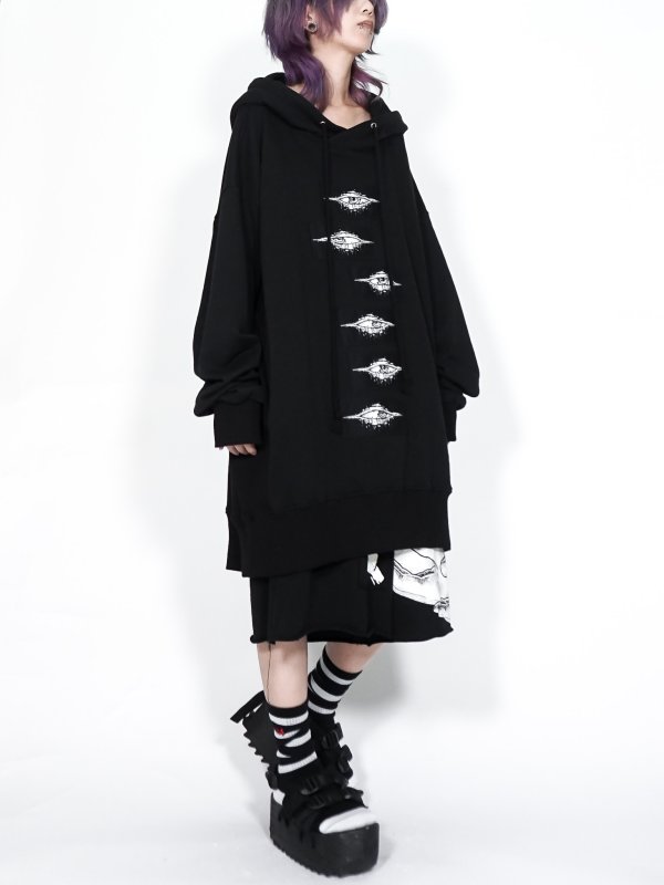 画像6: M:E/サイドリブBIGプルオーバーパーカー