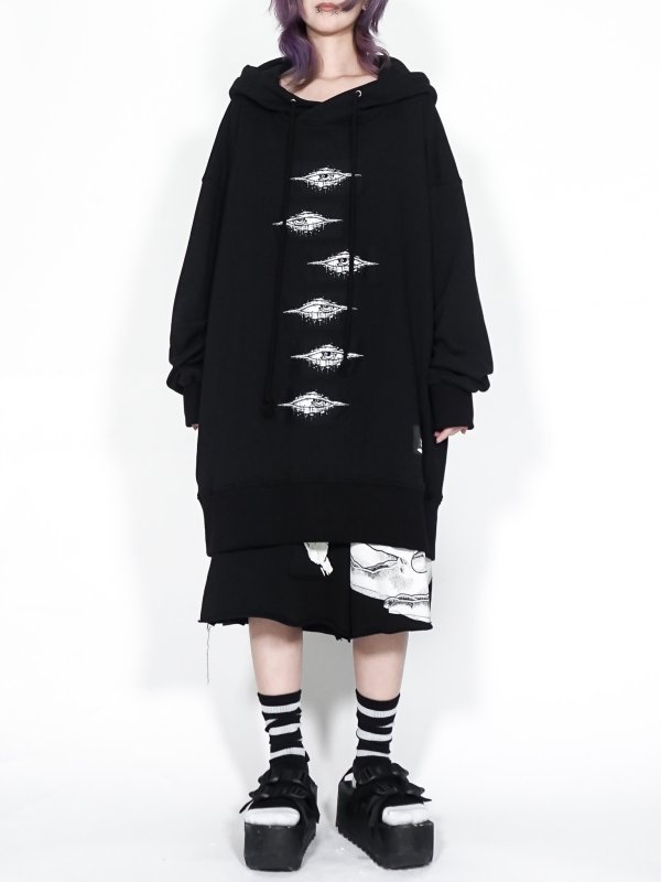 画像3: M:E/サイドリブBIGプルオーバーパーカー