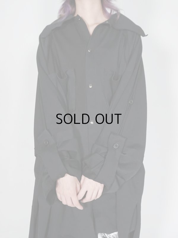 画像10: M:E/可変式ラグランスリーブBIGシャツ