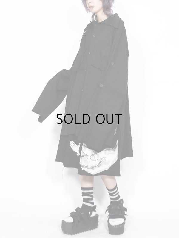 画像6: M:E/可変式ラグランスリーブBIGシャツ