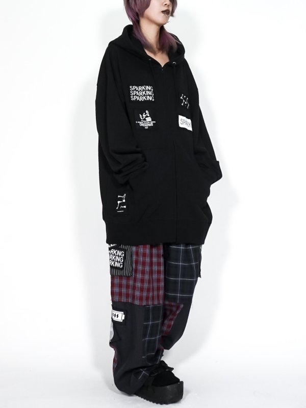 画像5: SPARKING SPARKING SPARKING /パッチジップパーカー