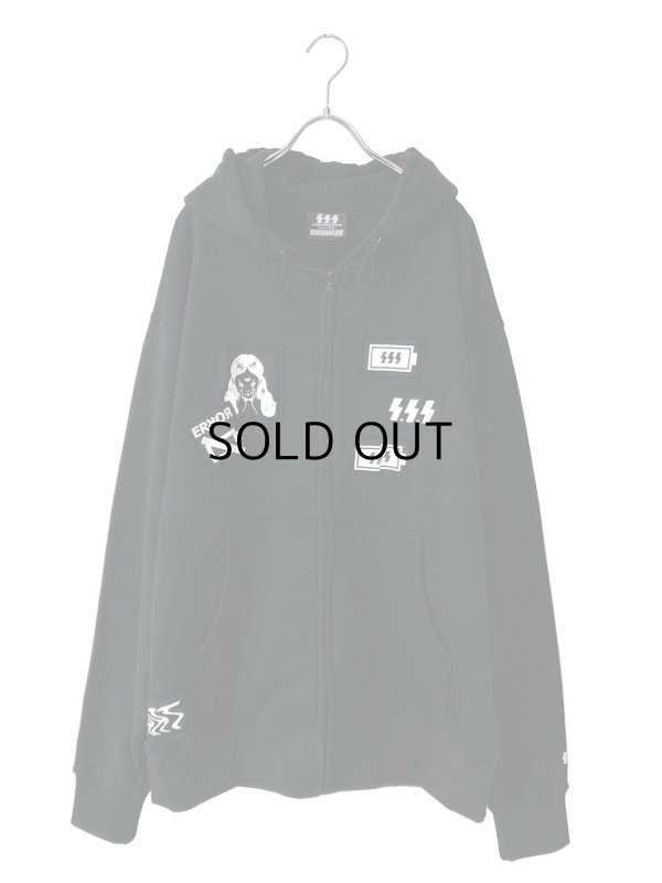 画像1: SPARKING SPARKING SPARKING /パッチジップパーカー