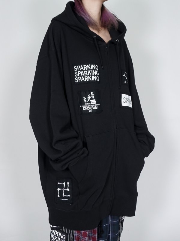 画像8: SPARKING SPARKING SPARKING /パッチジップパーカー