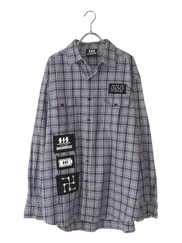 画像1: SPARKING SPARKING SPARKING / リメイクチェックシャツ