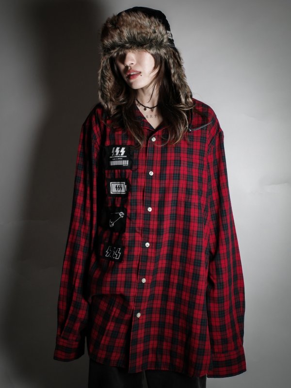 画像3: SPARKING SPARKING SPARKING / リメイクチェックシャツ