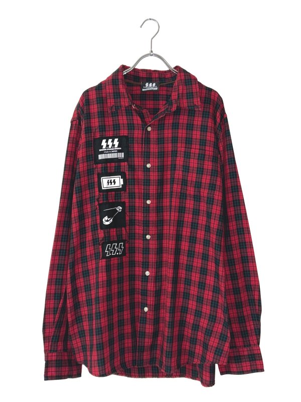 画像1: SPARKING SPARKING SPARKING / リメイクチェックシャツ