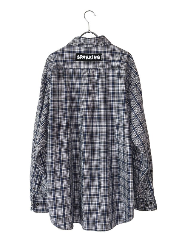 画像2: SPARKING SPARKING SPARKING / リメイクチェックシャツ