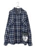 画像1: SPARKING SPARKING SPARKING / リメイクチェックシャツ (1)