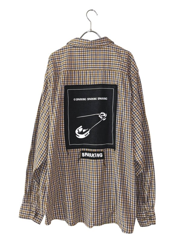 画像2: SPARKING SPARKING SPARKING / リメイクチェックシャツ