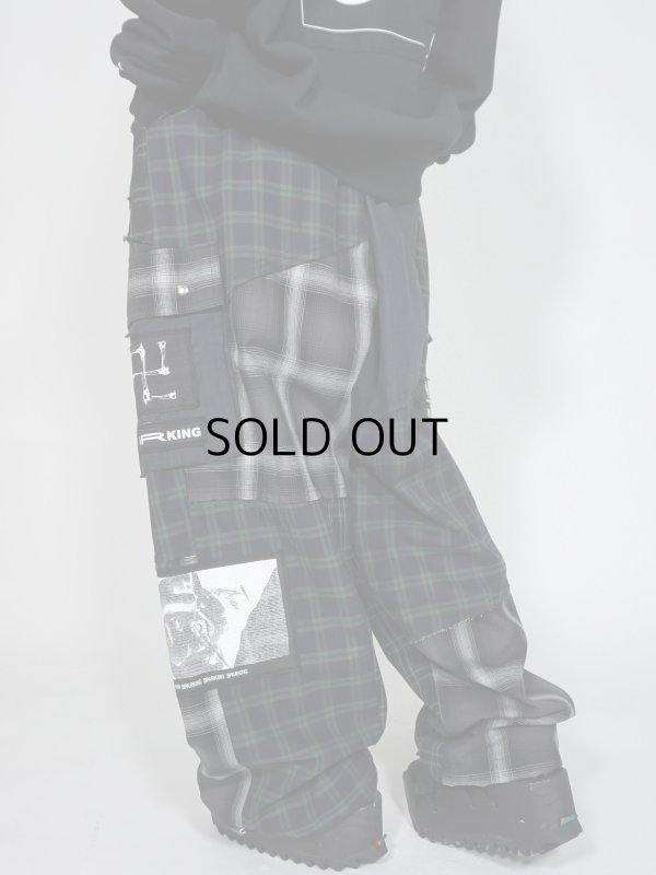 画像6: SPARKING SPARKING SPARKING/パッチワークカーゴパンツ