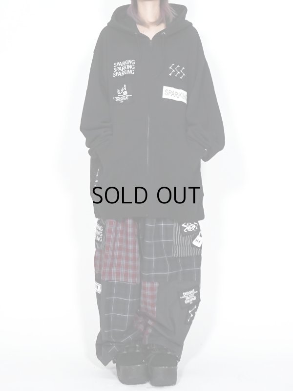 画像7: SPARKING SPARKING SPARKING/パッチワークカーゴパンツ