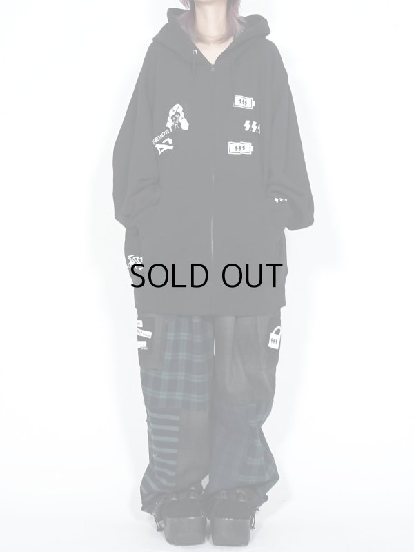 画像7: SPARKING SPARKING SPARKING/パッチワークカーゴパンツ