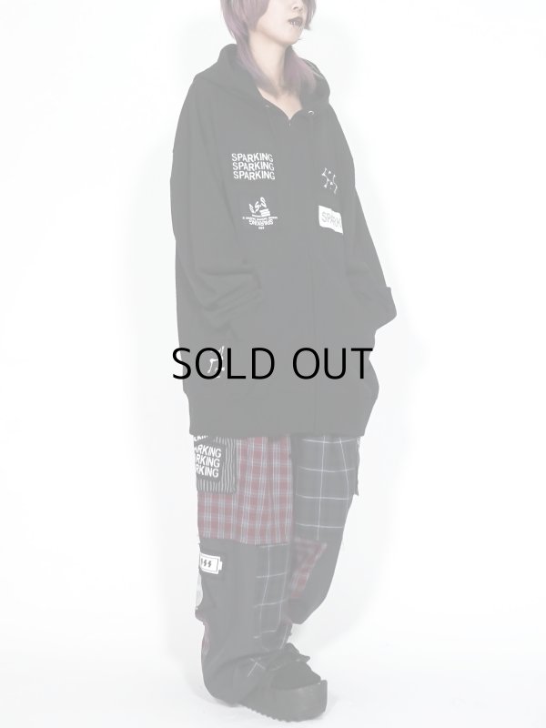 画像9: SPARKING SPARKING SPARKING/パッチワークカーゴパンツ