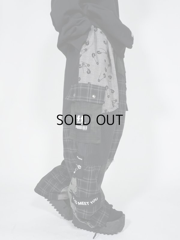 画像4: SPARKING SPARKING SPARKING/パッチワークカーゴパンツ