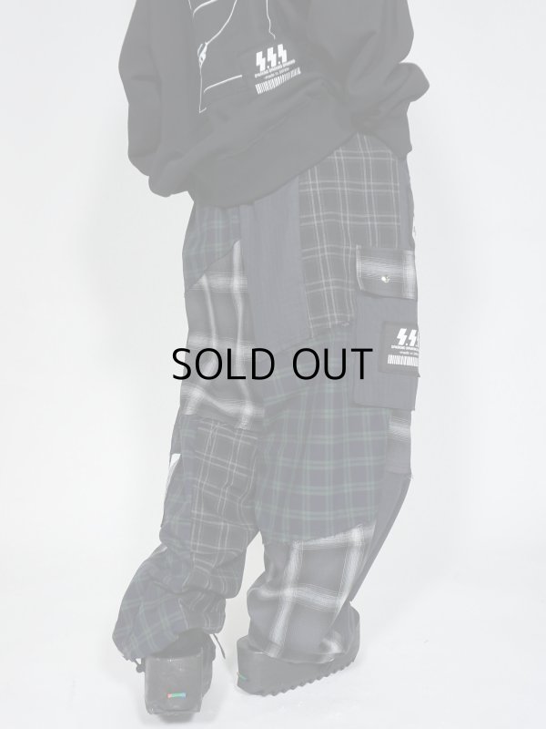 画像5: SPARKING SPARKING SPARKING/パッチワークカーゴパンツ