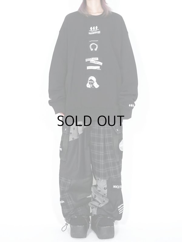 画像7: SPARKING SPARKING SPARKING/パッチワークカーゴパンツ