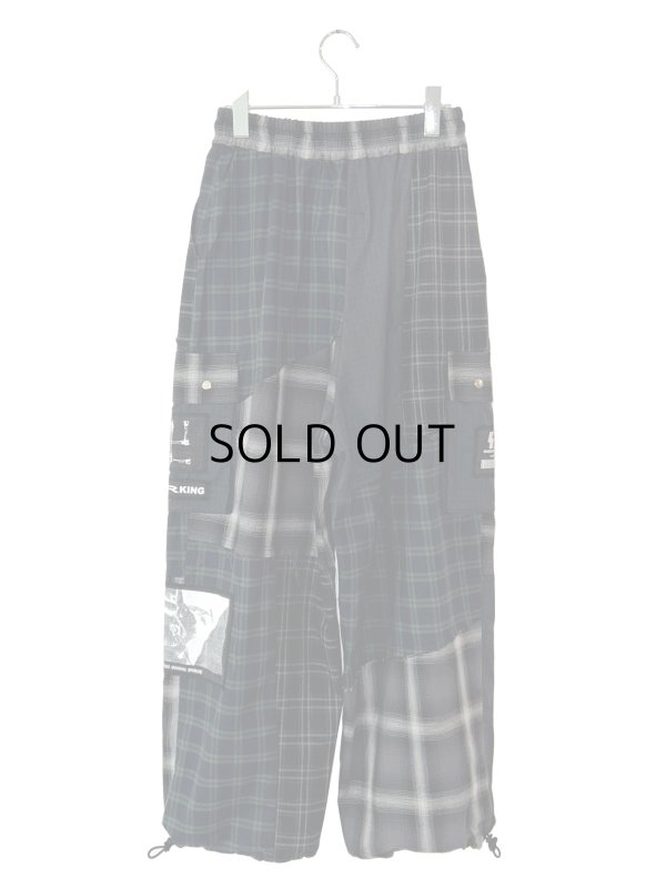 画像2: SPARKING SPARKING SPARKING/パッチワークカーゴパンツ