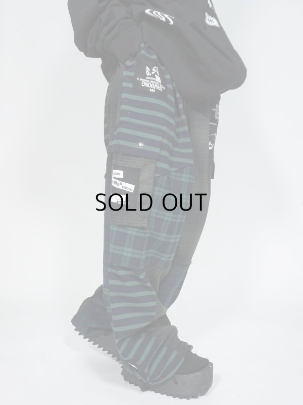 画像4: SPARKING SPARKING SPARKING/パッチワークカーゴパンツ