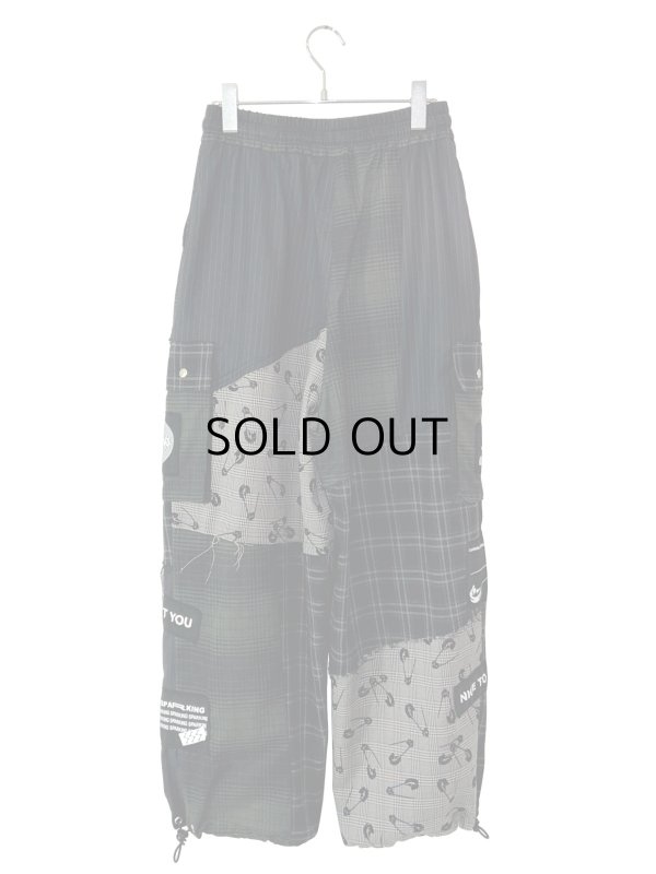 画像2: SPARKING SPARKING SPARKING/パッチワークカーゴパンツ