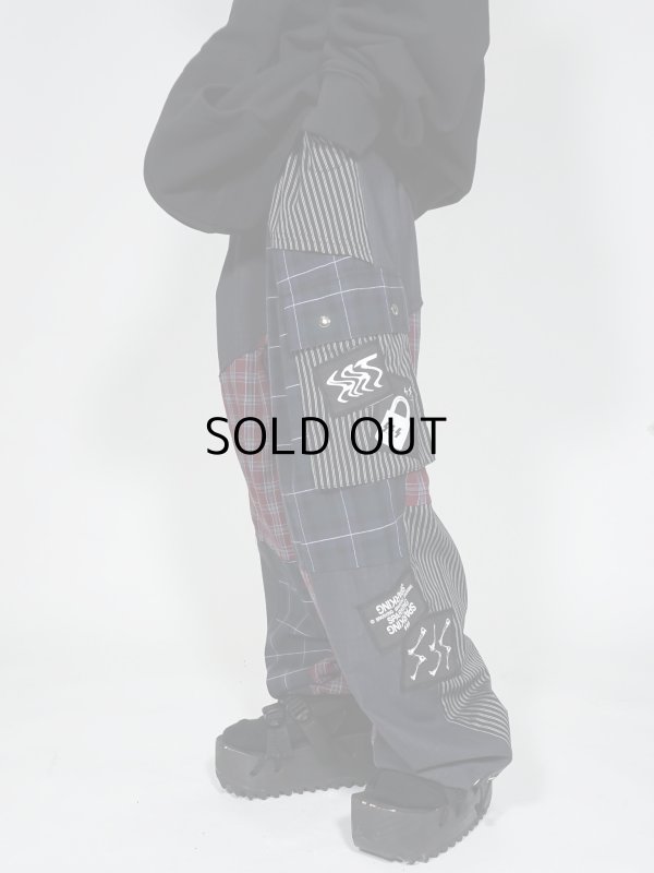 画像3: SPARKING SPARKING SPARKING/パッチワークカーゴパンツ