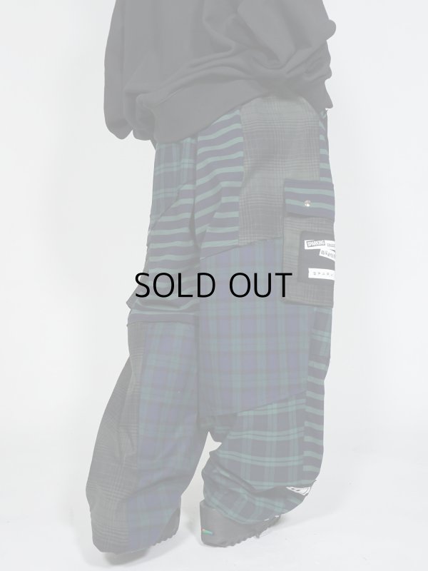 画像5: SPARKING SPARKING SPARKING/パッチワークカーゴパンツ